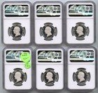 2025 Monopoly Silvered 6-coin Set Ngc Pf69 Ultra Cameo Solomon Islands - Q533