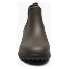 Bogs Men s Sauvie Slip On Low Height Chukka Waterproof Rain Boot  Dark Brown  7