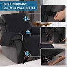 1 2 3 Seater Waterproof Sofa Couch Cover Pad Quilted Protector Slipcover Pet Mat