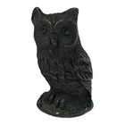 Owl 1 5 Inch Vintage Pewter Figurine