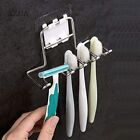 Adhesive Toothbrush Holder  Stainless Steel Rustproof Metal Bathroom Toothpaste