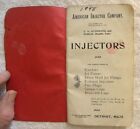 1898 American Injector Co   Steam- Water Stationary Engines  Grease Cups Booklet