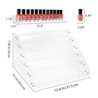 Nail Polish Organizer 6 Tier Acrylic Display Rack Holds 56-96 Bottles