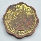 1957 Ceylon 2 Cent Coin - World Two Cents Coin - Sri Lanka - 2c - Free Shipping