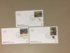 Ten Israel Fdc 7x With Air Mail St 3x Paintings