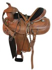 Deep Seat Western Saddle Trail Horse Barrel Racing Leather Tack Set 15 16 17 18
