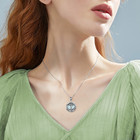 Tree Of Life Locket Necklace Sterling Silver Locket Necklace That Holds Pictures