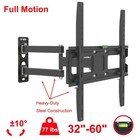 Full Motion Tv Wall Mount Bracket Swivel - 32 36 40 42 46 49 50 55 60in Led Lcd