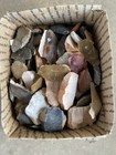 Flint Knapping Flakes Spalls Bifaces Brokes Gun Flints   20lb Med Flat Box