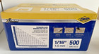 Qep Xtreme Pro Series White 1 16 Inch  1 5 Mm  Tile Leveling Clips 500 Pack New