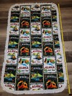 The Hawaiian Islands Beach Aloha Blanket Throw Fabric Fringed Retro 63  X 38 