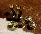 Vintage Brass Collection Of Small Items  Set Of 10