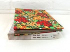 Iob Vintage Stylecraft 60s 70s Mod Flower Fabric Scrapbook Photo Album