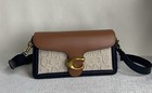 Coach 89148 Shoulder Bag Tabby Canvas Leather Brand New