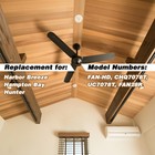 Fan-hd Ceiling Fan Remote Control Replacement For Harbor Breeze Hampton Bay