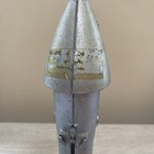 Vtg Rocket Toy Bank Berzac Creation Metal Astro Mfg  1957 Mcm Made In Usa No Key