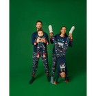 Kids Pajama Set Size 12 Blue Christmas Matching Family 2 Piece Sleepwear Graphic