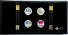2015-2017 Canada Weather Phenomenon 1 Oz  20 4-coin Colorized Silver Proof Set