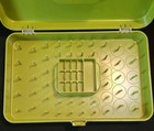 Vintage Green Plastic Wilson Wil-hold Sewing Box   Thread Storage Case Usa