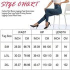 Women High Waist Faux Denim Leggings Jeggings Skinny Jeans Stretch Pant Trousers