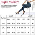 Women Slim High Waist Faux Denim Leggings Jeggings Skinny Pencil Pants Trousers
