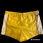 New Deadstock Vtg 90 s Christian Dior Yellow Nautical Swim Shorts Surfer Trunks