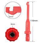 2pcs Multimeter Test Leads Set Electric Wire Piercing Probe Clip  Automotive Ins