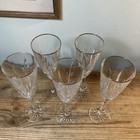 Mikasa Gold Rim Dune Grass Champagne Flute 8 75    Tall Set Of 5