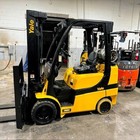 2014 Yale Glc060vx 6000lb Used Forklift Triple Mast Sideshift 3456 Hours