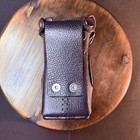 Motorola 7903a Radio Pouch Size Two Way Radio Leather Case W belt Loop Plain