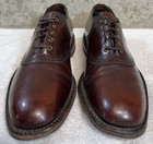 Johnston   Murphy Aristocraft Walnut Brown Leather Saddle Oxford Usa Men   s 9c