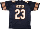 Sale  Chicago Bears Devin Hester Autographed Signed Blue Jersey Beckett Bas Qr