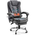 Heated  Executive Massage Office Chair   adjustable Height Home Office Desk Chair
