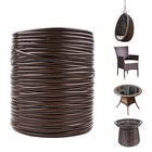 Wicker Repair Material    Flat Synthetic Rattan Weaving Coffee Gradient A