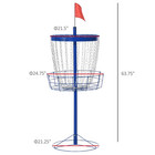 Disc Golf Target W  High Visibility Chains  Easy Set Up   Storage For Backyard