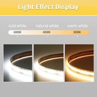 12v Cob Led Flexi Strip Light campervan Conversion  Warm White Ip67 8mm1 2 3 5m