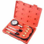 Engine Cylinder Compression Gauge Tester Kit Gas Engine Diagnostic Testing Tool