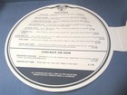 Vintage Wooden Nickel 1970s Restaurant Lounge Paper Menu