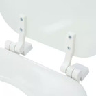 New Round Closed Front Enameled Wood Toilet Seat In White Durable   Wood Finish