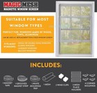 Magic Mesh Magnetic Window Screen Customize To Fit Most Windows Up To 55     36 