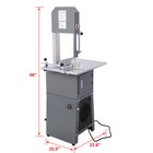 Electric Bone Cutting Bandsaw W  Grinder Machine Butcher Saw Cutter   Grinding