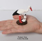 Snow Crane Bird Animal Toy Pvc Action Figure Kids Toys Party Gifts