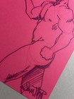 Nude Male Drawing- Original Fine Art- Direct From   Signed By Artist