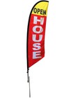 14 Ft Custom Windless Swooper Flag Kit Feather Banner Sign Set - Double Sided