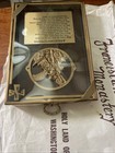 Policeman Prayer Plaque Nos Wood Brass Medallion Law Enforcement 