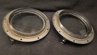 Vintage Setof 2 Crome Plated Bronze Port Holes Real Boat Porthole Set Boat Part 