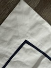 Ralph Lauren European Sham Pillowcase White Navy