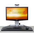 Ergo Desktop Kangaroo Pro Sit And Stand Workstation Black 15lb Load