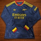 Arsenal 26 27 Away Long Sleeves Jersey Fan Customised Edition Name Number