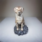 Vintage Golden Retriever Lab Dog Ceramic Statue Figurine 7    Tall